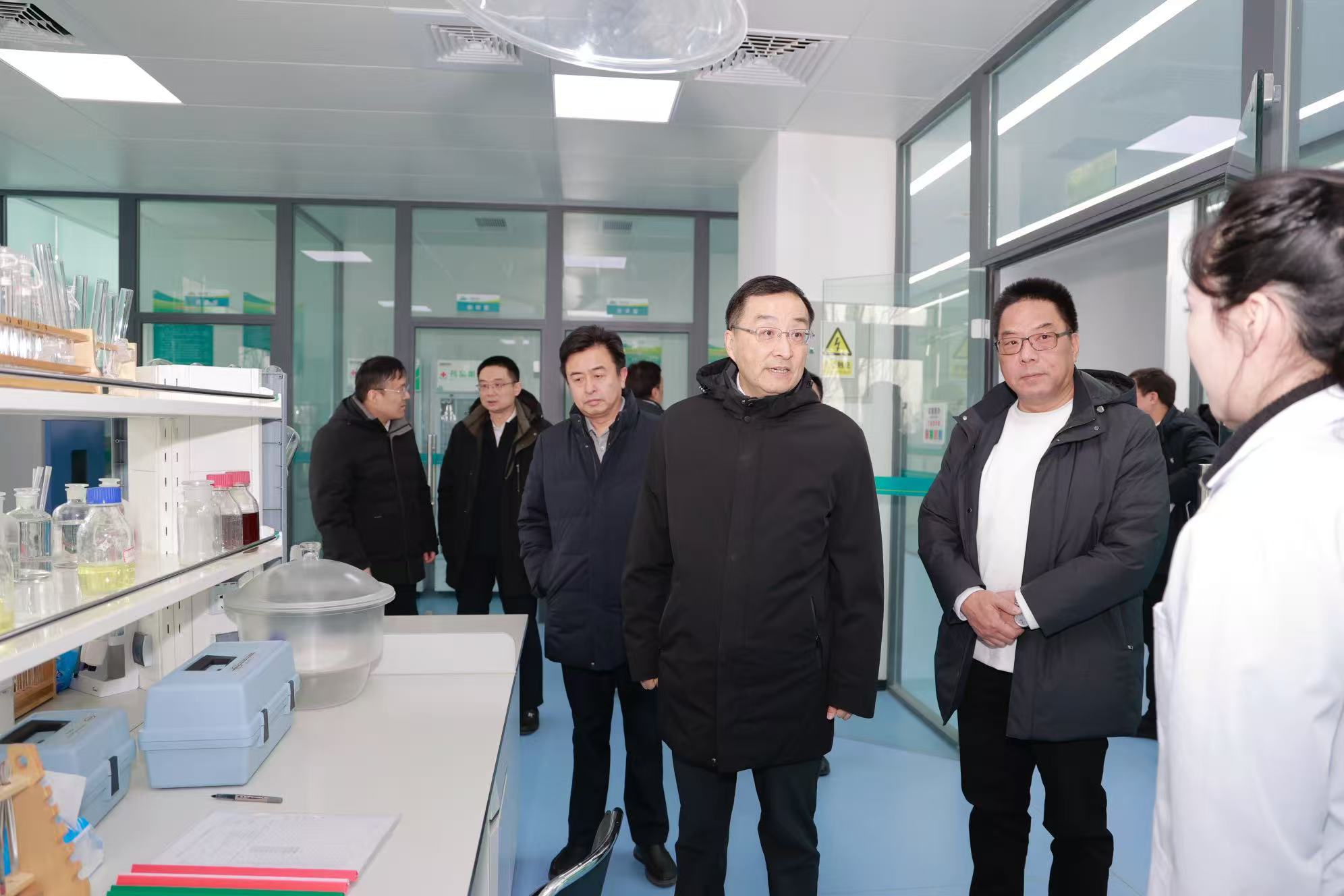 濟南市委書記劉強調研濟南水務集團大橋水廠重點項目建設